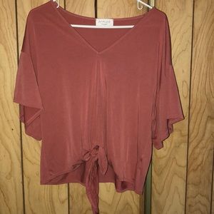 Lavender fields baggy crop top